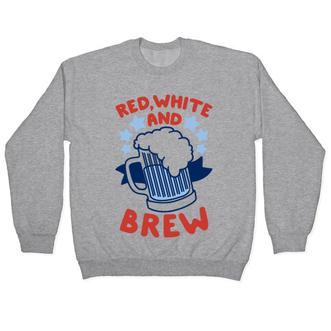 Red, White and Brew Pullover