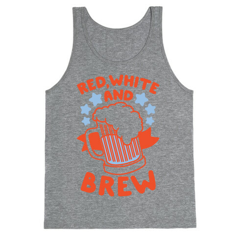 Red, White and Brew Tank Top