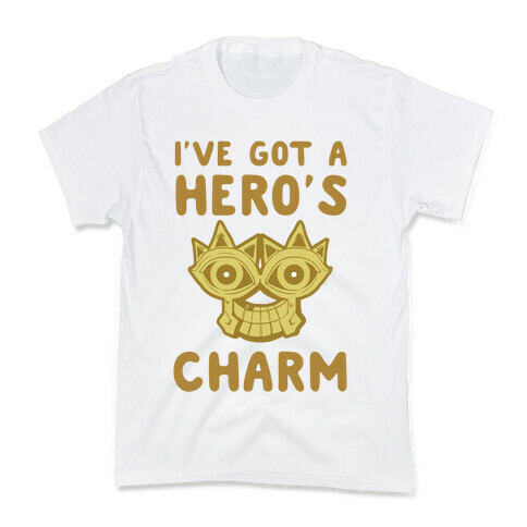 I've Got A Hero's Charm Kids T-Shirt