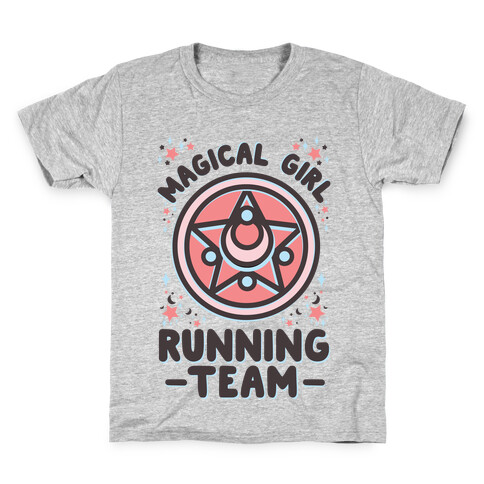 Magical Girl Running Team Kids T-Shirt