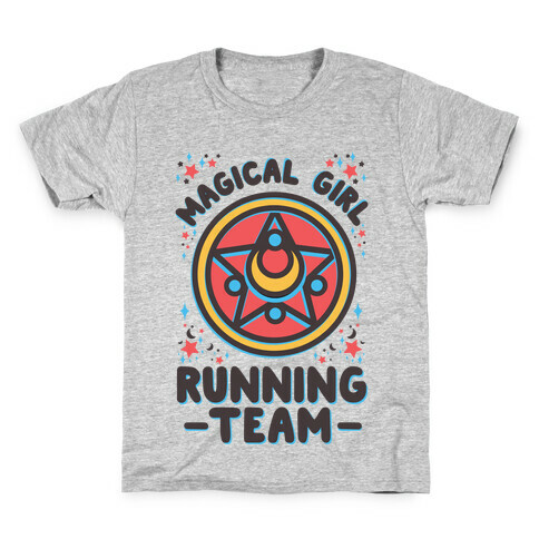 Magical Girl Running Team Kids T-Shirt