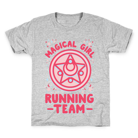 Magical Girl Running Team Kids T-Shirt