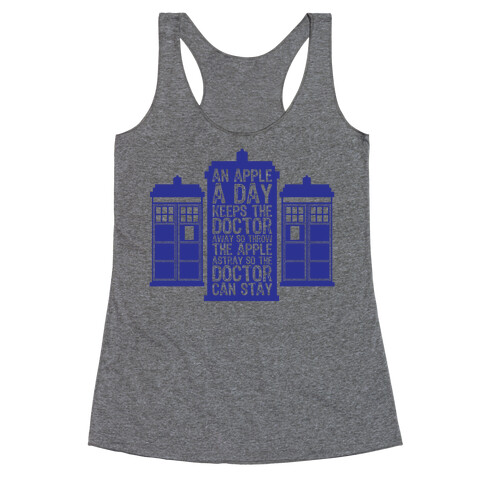 The Doctors Poem Racerback Tank Top