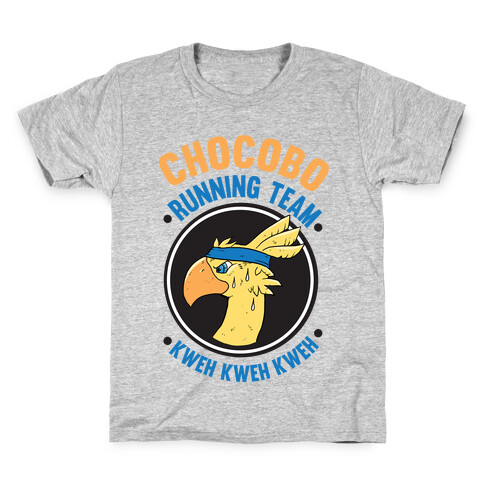 Chocobo Running Team Kweh! Kids T-Shirt