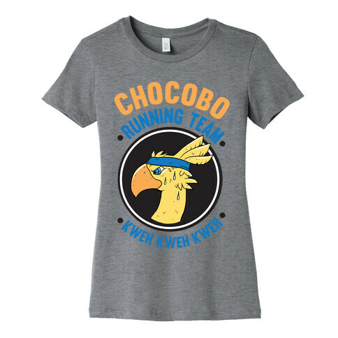 Chocobo Running Team Kweh! Womens T-Shirt