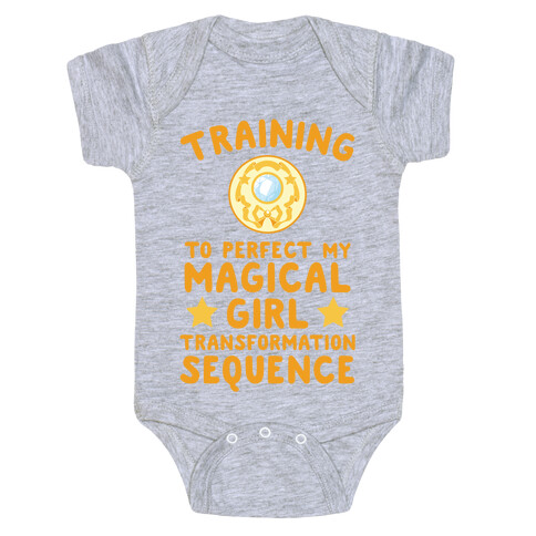 Training To Perfect My Magical Girl Transformation Baby One-Piece