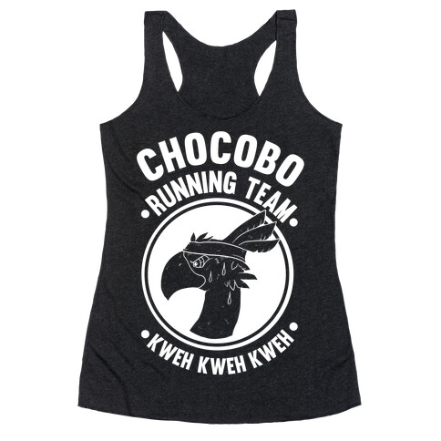 Chocobo Running Team Kweh! Racerback Tank Top