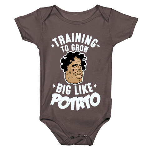 Training To Grow Big Like Potato Baby One-Piece