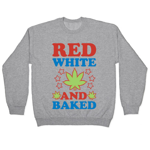 Red White and Baked Pullover