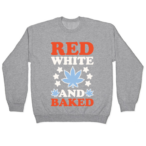 Red White and Baked Pullover