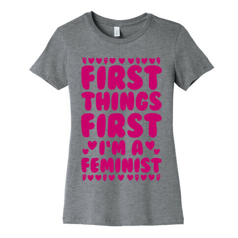 Fancy Feminist Womens T-Shirt
