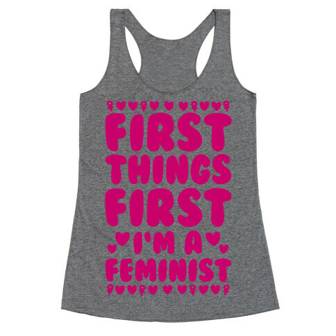 Fancy Feminist Racerback Tank Top