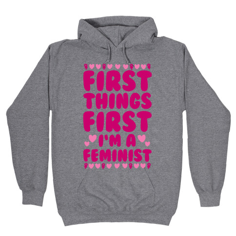 Fancy Feminist Hooded Sweatshirt