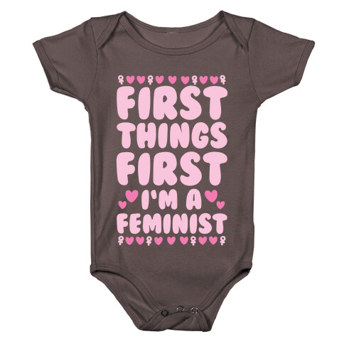 Fancy Feminist Baby One-Piece