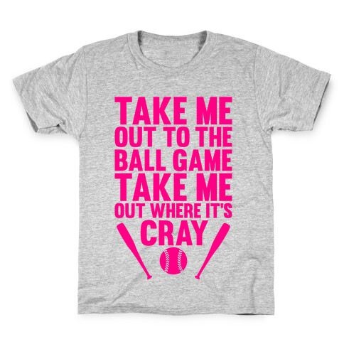 Take Me Out To The Ball Game Kids T-Shirt