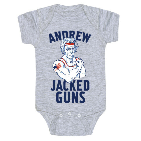 Andrew Jacked-Guns Baby One-Piece