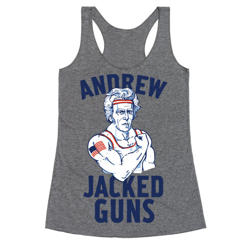 Andrew Jacked-Guns Racerback Tank Top