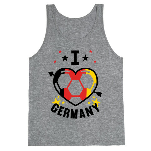 I Love Germany (Soccer) Tank Top