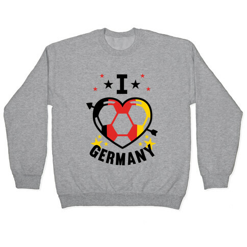 I Love Germany (Soccer) Pullover