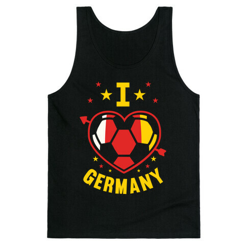 I Love Germany (Soccer) Tank Top