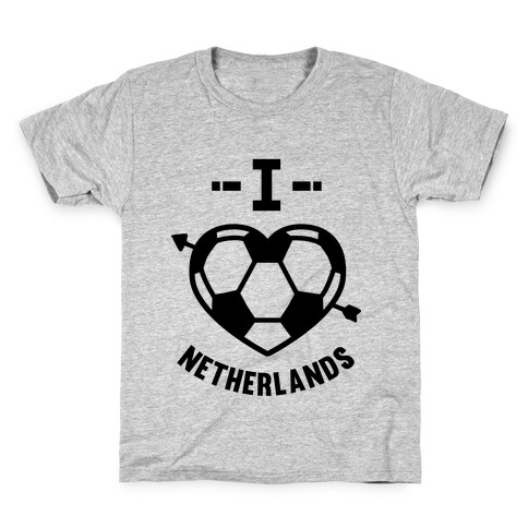 I Love Netherlands (Soccer) Kids T-Shirt