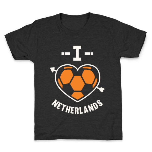 I Love Netherlands (Soccer) Kids T-Shirt
