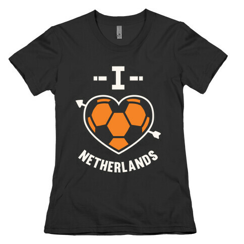 I Love Netherlands (Soccer) Womens T-Shirt