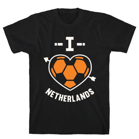 I Love Netherlands (Soccer) T-Shirt