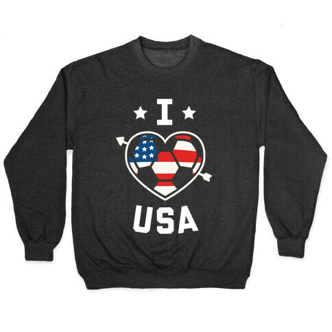 I Love USA (Soccer) Pullover