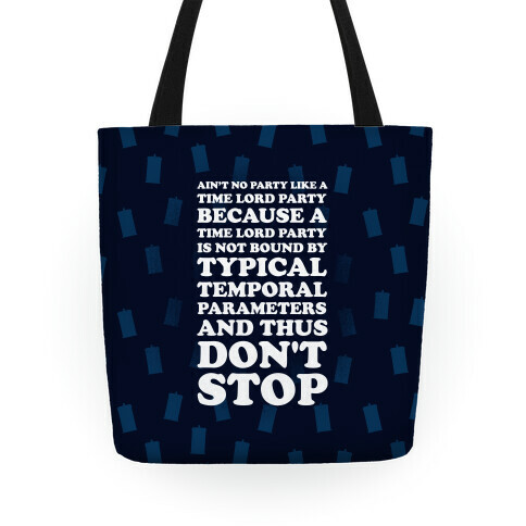 Time Lord Party Tote