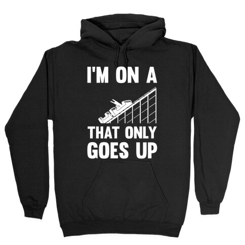 I'm On A Roller Coaster That Only Goes Up Hooded Sweatshirt