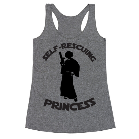 Self-Rescuing Princess Racerback Tank Top