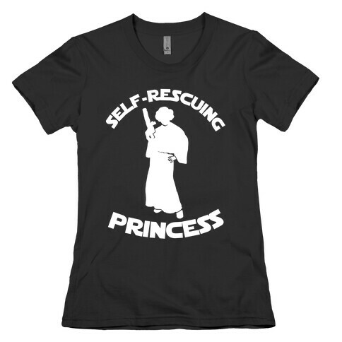 Self-Rescuing Princess Womens T-Shirt