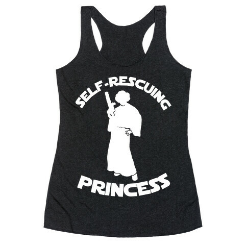 Self-Rescuing Princess Racerback Tank Top