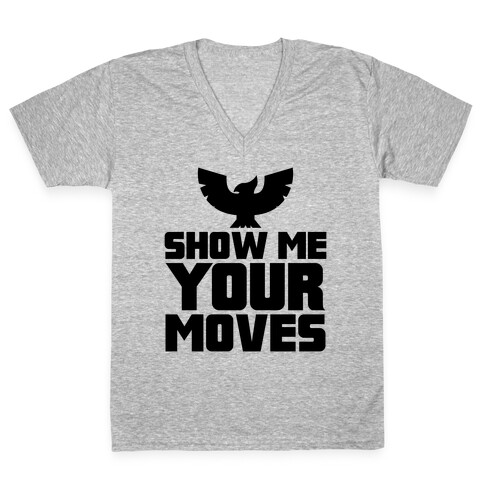 Show Me Your Moves V-Neck Tee Shirt