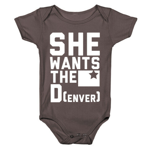 She Wants the D(enver) Baby One-Piece