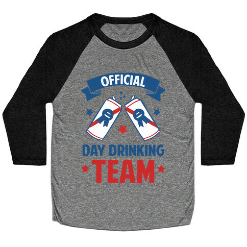 Official Day Drinking Team Baseball Tee