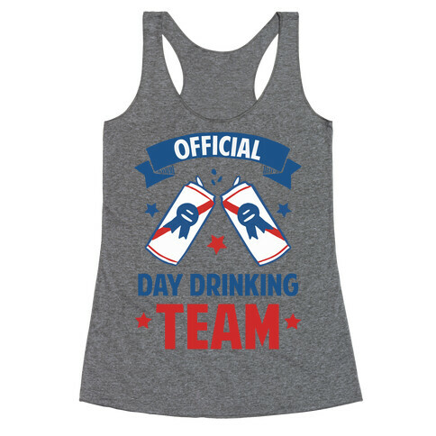 Official Day Drinking Team Racerback Tank Top