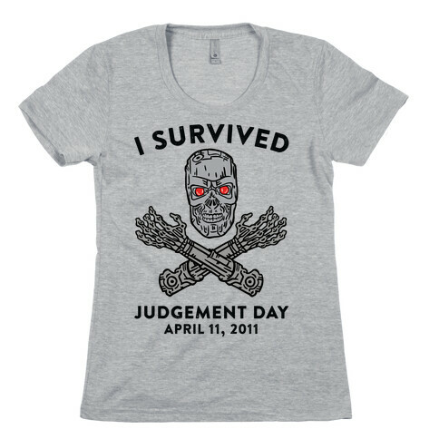 I Survived Judgement Day Womens T-Shirt