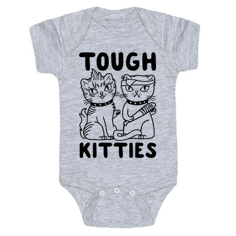 Tough Kitties Baby One-Piece