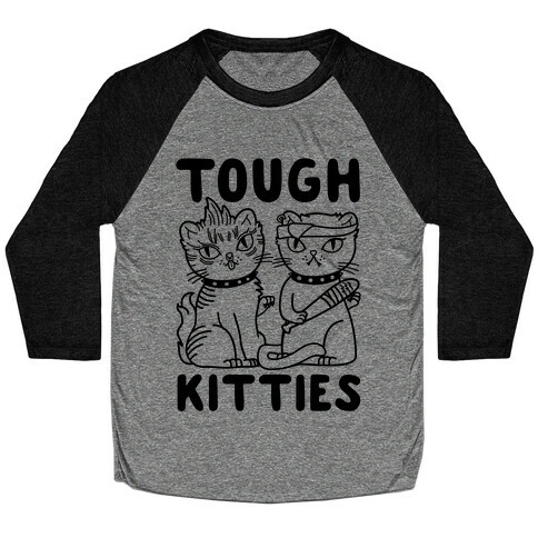 Tough Kitties Baseball Tee