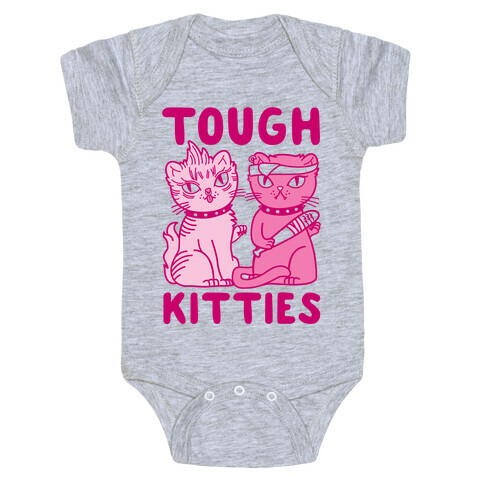 Tough Kitties Baby One-Piece