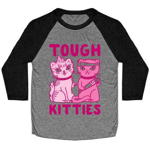 Tough Kitties Baseball Tee
