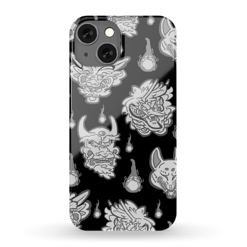 Oni Demons Pattern Phone Case