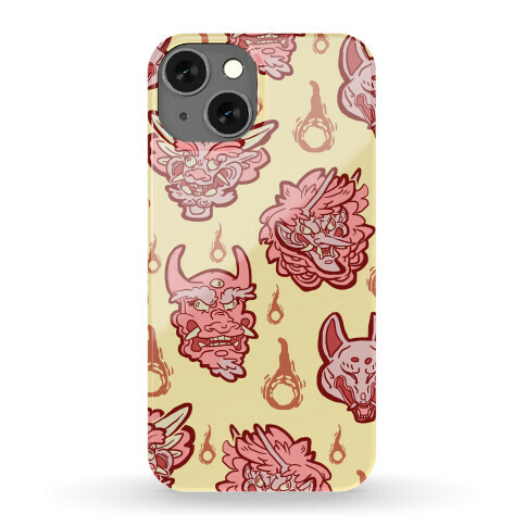 Oni Demons Pattern Phone Case