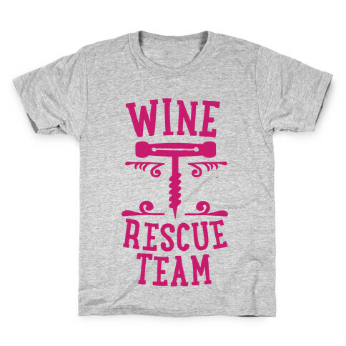 Wine Rescue Team Kids T-Shirt