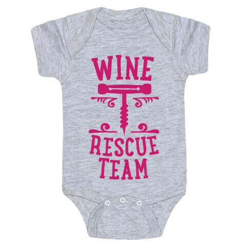 Wine Rescue Team Baby One-Piece