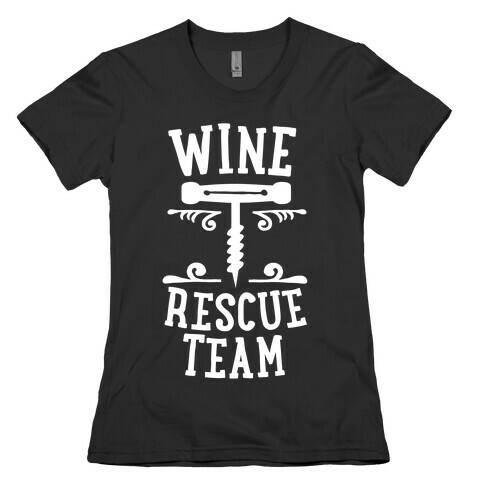 Wine Rescue Team Womens T-Shirt