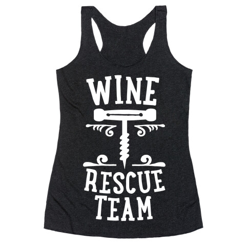 Wine Rescue Team Racerback Tank Top