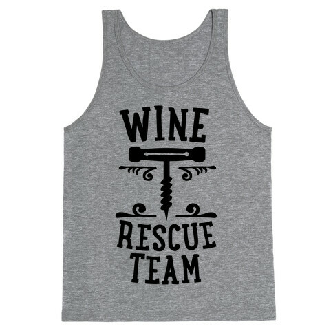 Wine Rescue Team Tank Top